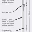 Standard Door Cross Section Drawing