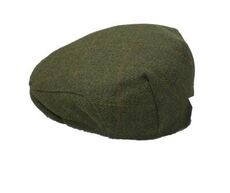 TWEED FLAT CAP OLIVE