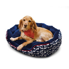 WHITAKER DOG BED STANBURY NAVY