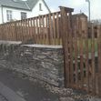 Golden Brown Garden Fence image #1